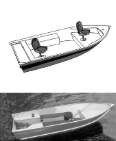 V-HULL FISHING BOATS, NO MOTOR